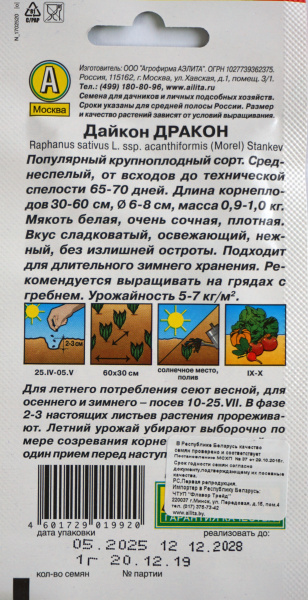 Дайкон Дракон Аэлита